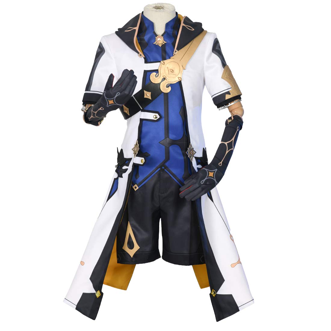 Yilisclothing Albedo Cosplay Costume - Genshin Impact Anime Game Character Outfit for Halloween, Conventions & Cosplay Events