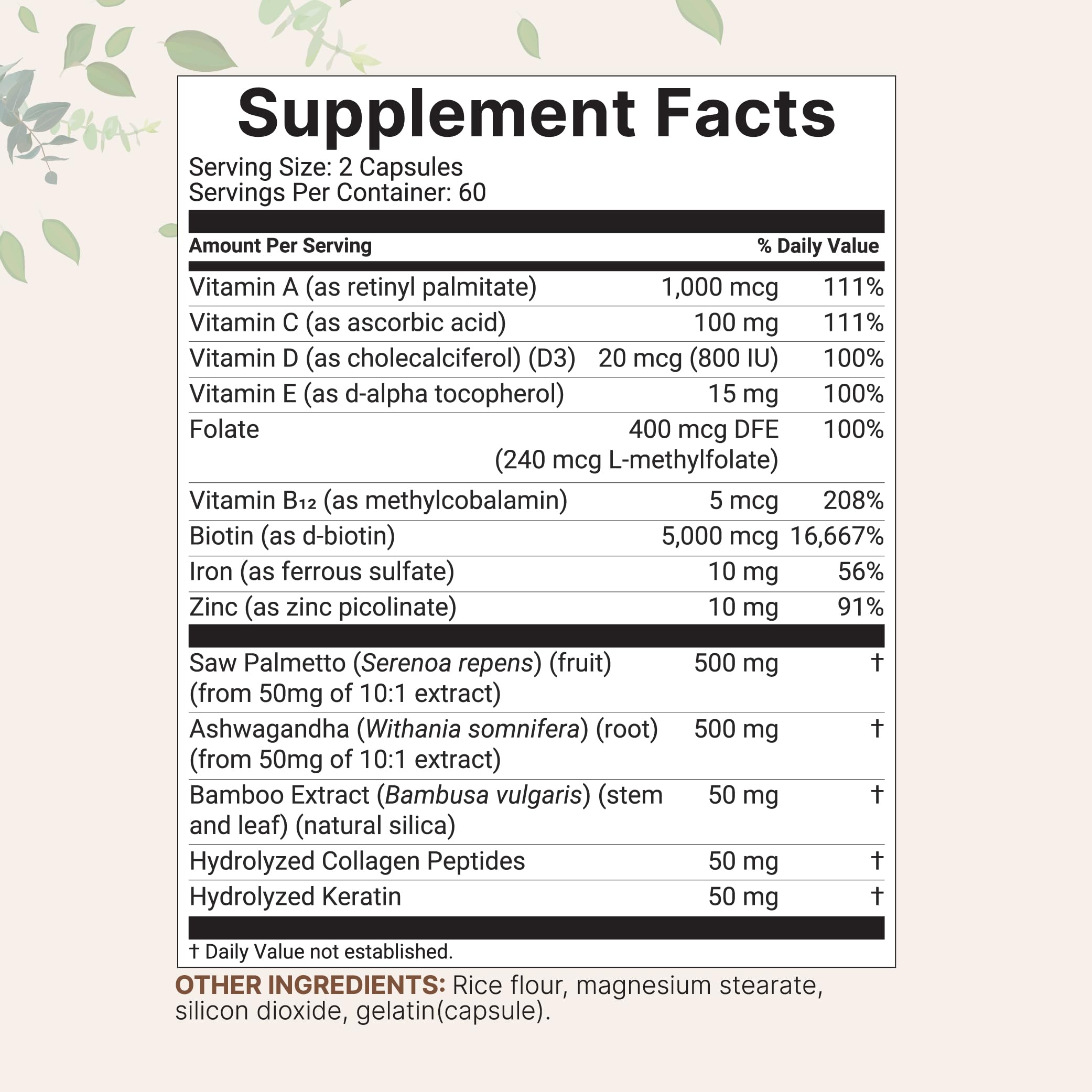 Micro Ingredients Multi Collagen Complex for Women & Hair Growth Vitamins - 2 Pack Bundle | Grass-Fed Collagen Peptides Supplement | 14-in-1 Advanced Hair, Skin & Nail Support | Perfect for Daily Beauty Routine & Post-Workout Recovery