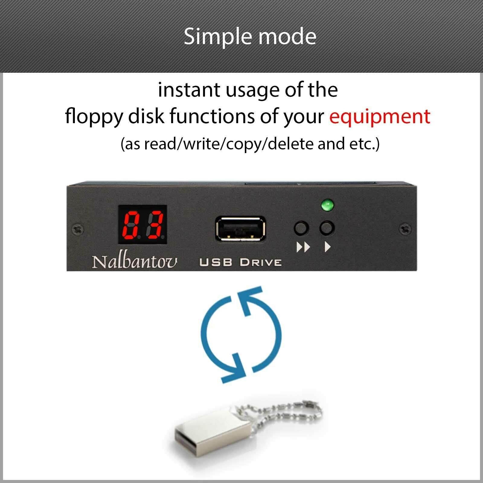 N-Drive 100 USB Floppy Disk Emulator for Korg Trinity Series - Replace Old Floppy Drives with USB Storage for Music Production & Live Performances