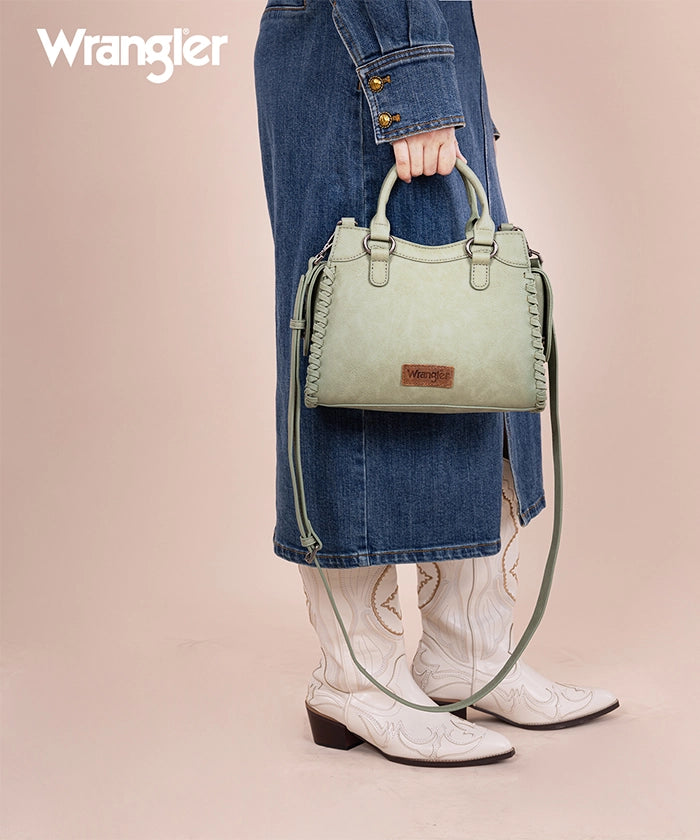 Wrangler Braided Tote Bag for Women - Stylish & Durable Woven Handbag - Perfect for Shopping, Beach, Work & Travel Accessories