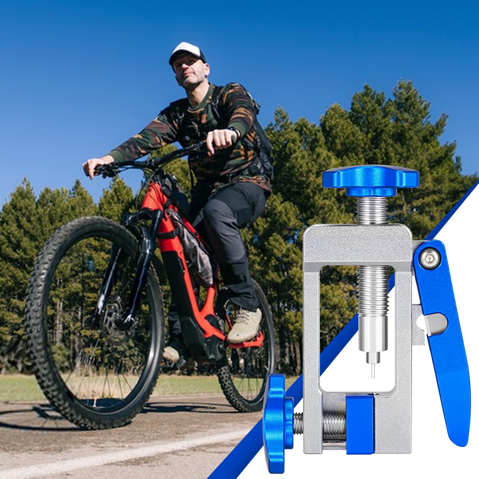 Hydraulic Brake Tool Kit for Bicycles - 2-in-1 Hose Cutter & Fitting Insert Tool with Barb Olive for Disc Brakes | Perfect for Bike Maintenance & Repair at Home or Shop
