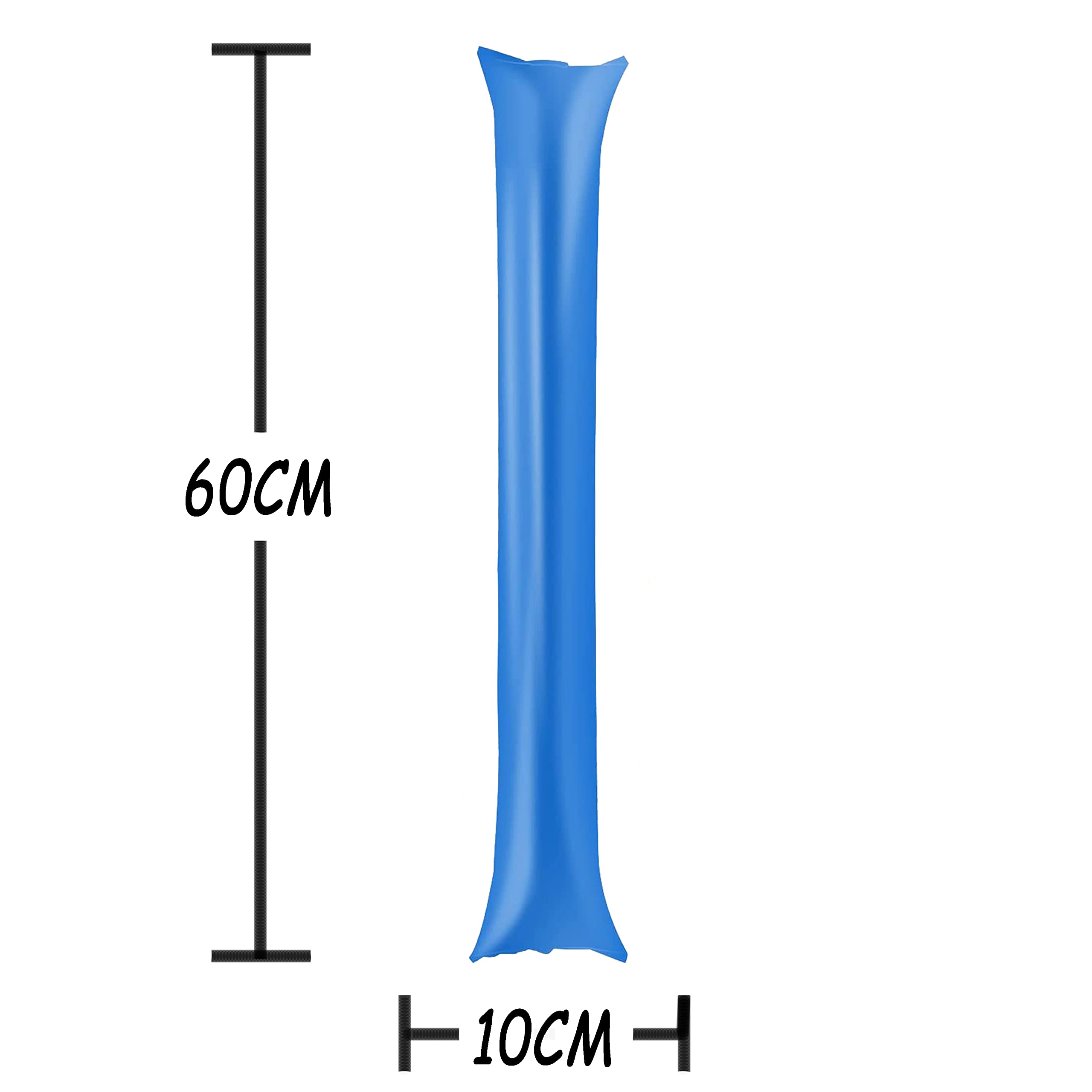 COMICFS 40 PCS Thickened Bam Bam Thunder Sticks - Metallic Foil Cheerleading Pom Poms, Sports Noisemakers for Basketball, Football, Baseball Games, Pep Rallies, School Events & Party Celebrations