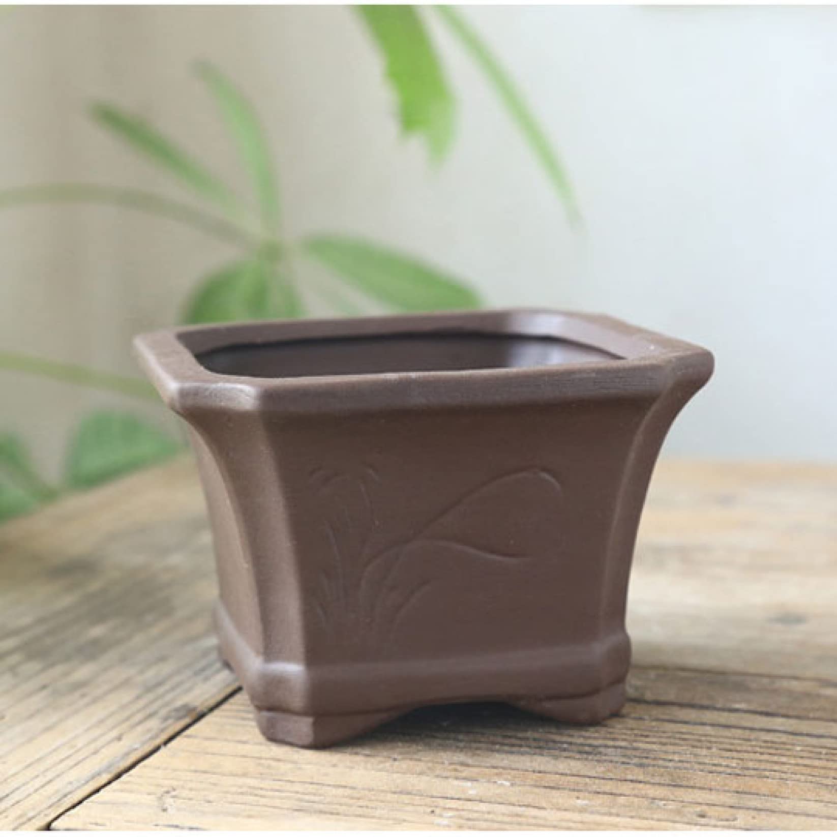 Vintage Ceramic Flower Pot - Handmade Porcelain Planter for Succulents, Green Plants, Home & Garden Decor | Perfect for Indoor, Outdoor, and Office Decorations