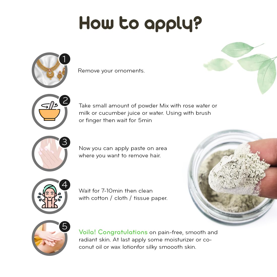 Haldi Hair Removal Powder for Women & Girls - 90g Full Face & Body Waxing Kit | Fast & Easy At-Home Hair Removal in 10 Minutes | Perfect for Bikini Line, Legs, Arms & Facial Hair