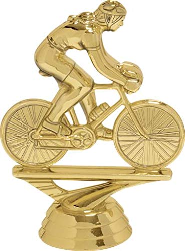 Custom Engraved Purple Cycling Bike Trophy for Women - 9.75