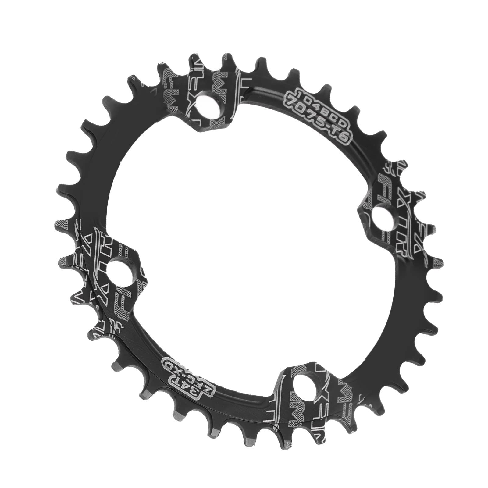 Adsire 34T Narrow Wide Bike Chainring - Stable Single Chainring for Road & Mountain Bicycles | Perfect for Commuting, Trail Riding & Performance Cycling