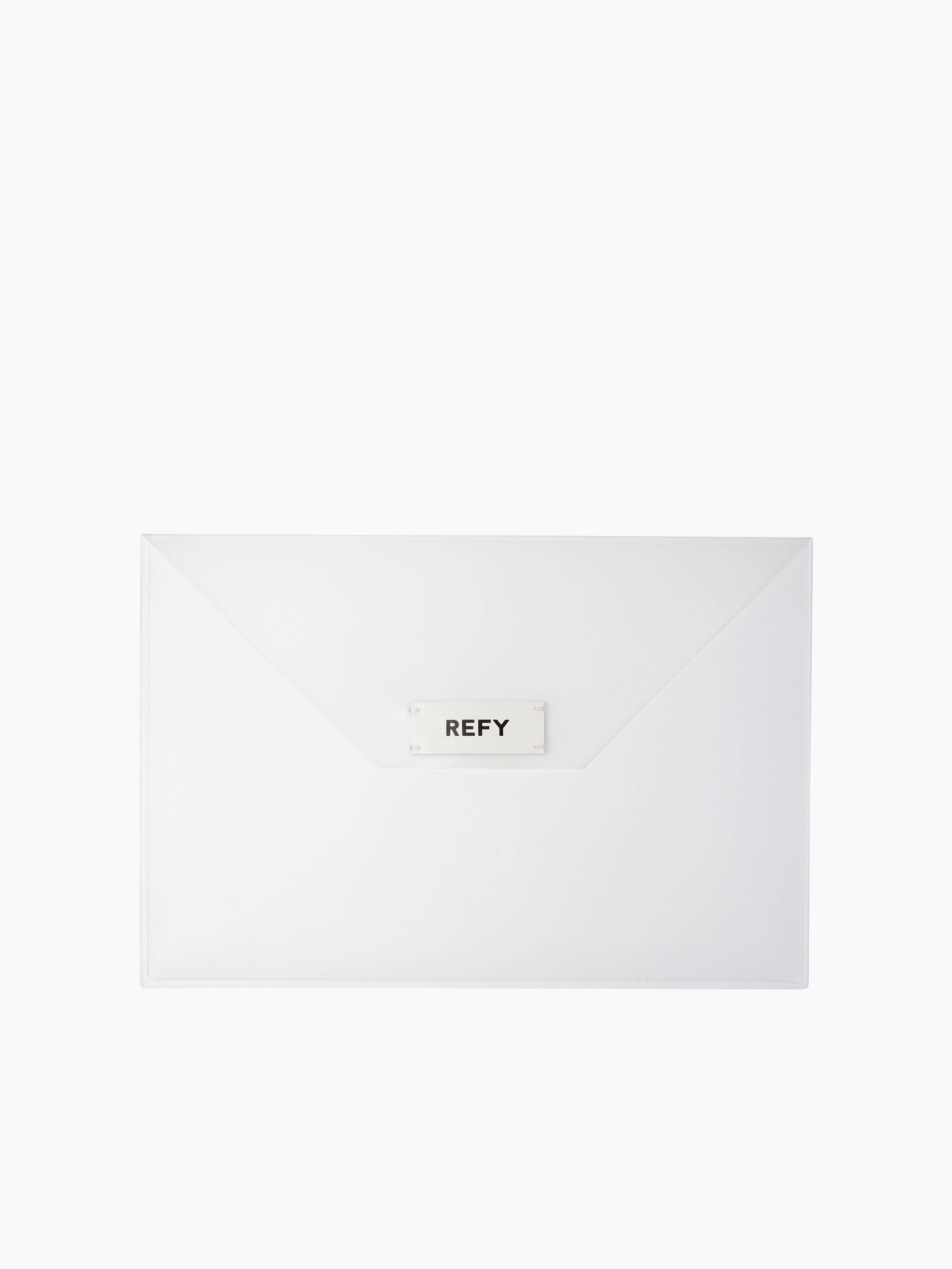 REFY Clear Pouch - Waterproof & Durable Plastic Zipper Bags for Storage, Travel, Organization | Perfect for Makeup, Toiletries, Snacks & Office Supplies