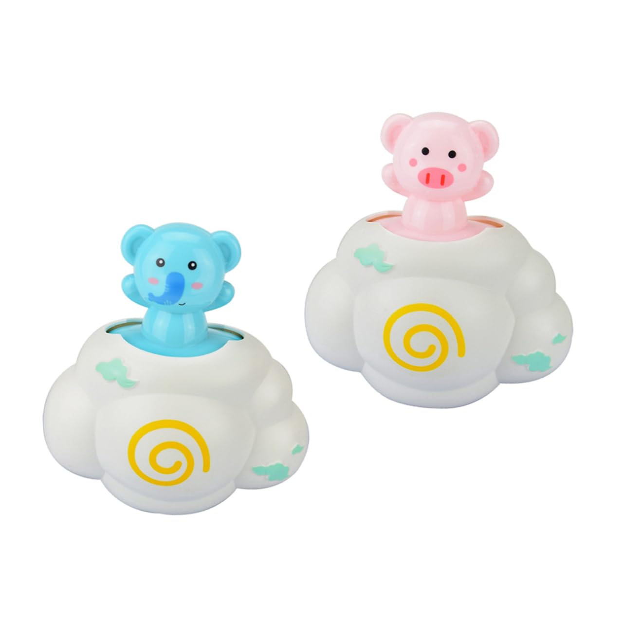 VICASKY 2-Pack Durable Bath Toys for Kids - Fun Bathtub Accessories, Floating Plastic Toys for Toddlers & Babies - Perfect for Splash Play, Sensory Development & Bathtime Fun