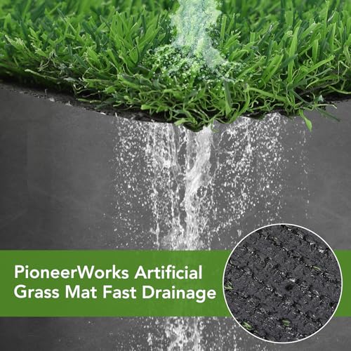 Premium GARVEE 3.5' x 82.2' Artificial Grass Turf - Realistic Outdoor Rug & Durable Pet-Friendly Lawn with Drainage Holes | Perfect for Football Fields, Landscaping, Gardens & Backyards | Custom Sizes Available