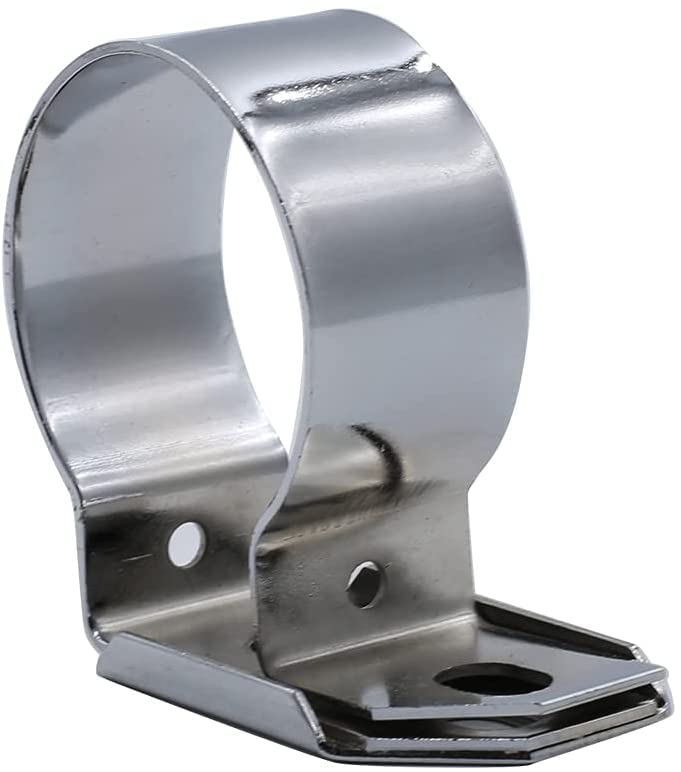 Chrome-Plated Silver Coil Bracket for Ford 260 289 302 351W 351C 400 Mustang F150 Bronco - CNC Aluminum Alloy Ignition Coil Mount Bracket 12V - Perfect for Engine Upgrades & Performance Tuning