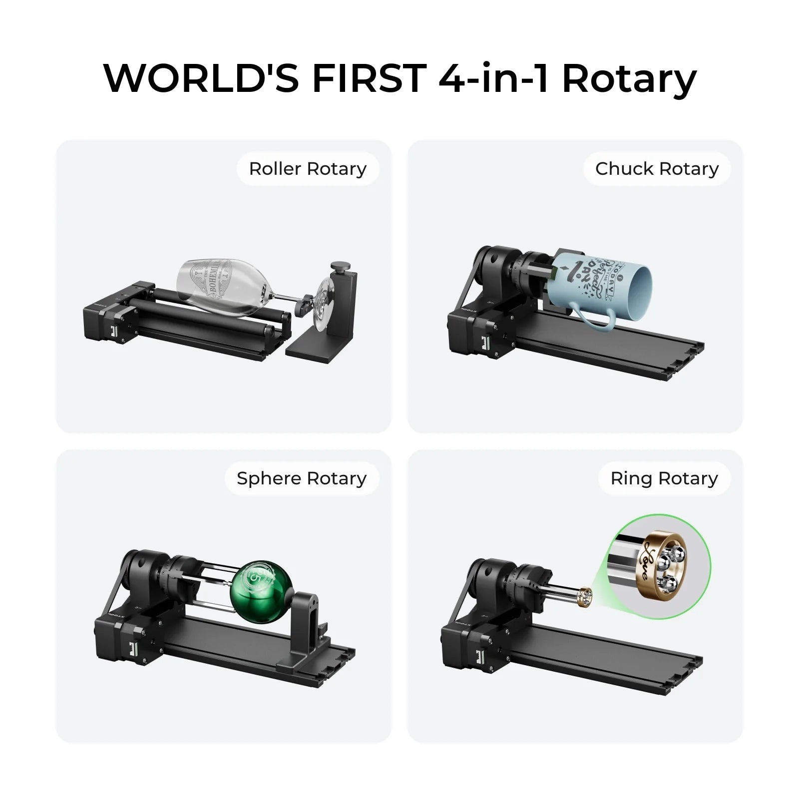 xTool RA2 Pro Laser Engraver Module - Compatible with F1 & P2 Engravers | High-Precision Laser Engraving for Wood, Metal, Leather | Perfect for DIY Crafts, Personalized Gifts & Small Business Production