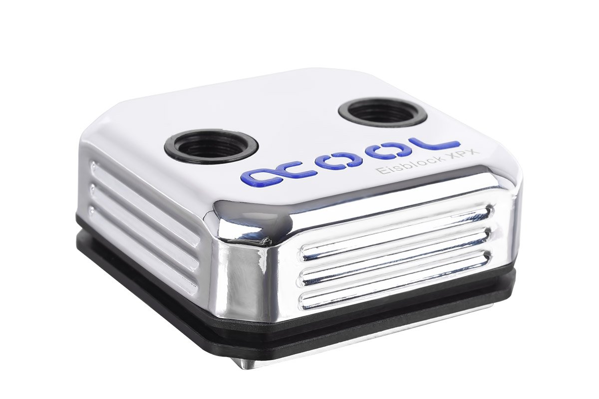 Alphacool Eisblock XPX CPU Water Block - High Performance Liquid Cooling for Intel & AMD Processors - Chrome Finish - Ideal for Gaming PCs & Overclocking Rigs