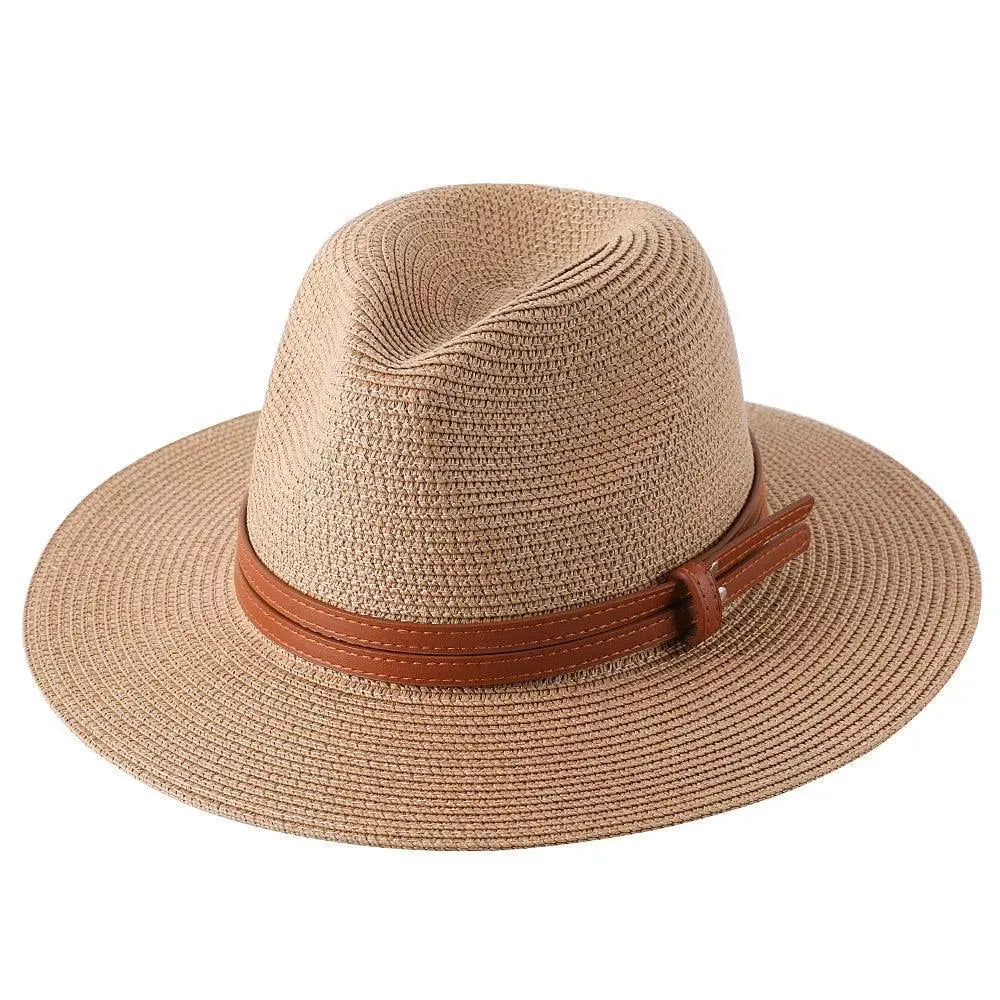 Stylish Panama Hat - Wide Brim Sun Hat for Women & Men - Perfect for Beach, Travel, and Outdoor Activities