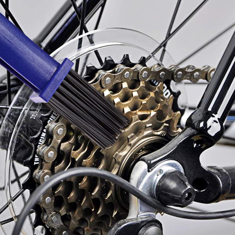 Bicycle Chain Cleaner Tool - Plastic Bike Chain Brush for Cycling Gear & Brake Dirt Removal | Perfect for Mountain Bikes, Road Bikes & DIY Maintenance