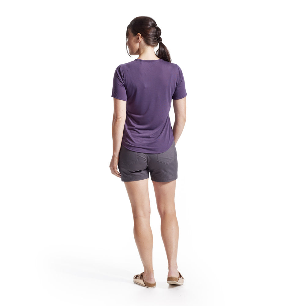Women's Rove Tech Henley Long Sleeve Shirt - Moisture Wicking & Breathable Activewear for Hiking, Yoga & Outdoor Adventures