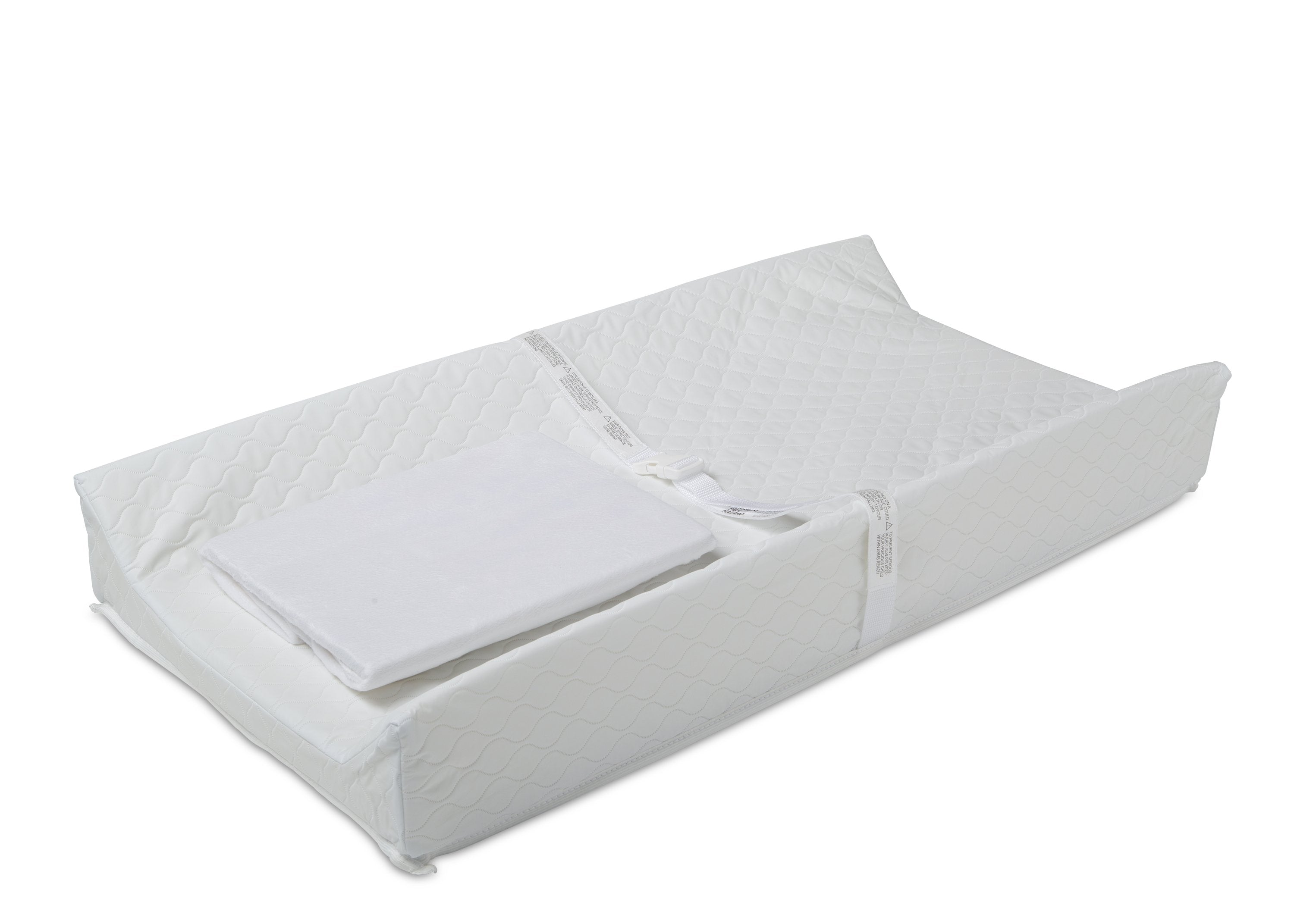 ComforPedic by Beautyrest® Contoured Baby Changing Pad with Soft Plush Cover - Waterproof & Comfortable for Nursery, Travel & Diaper Changes