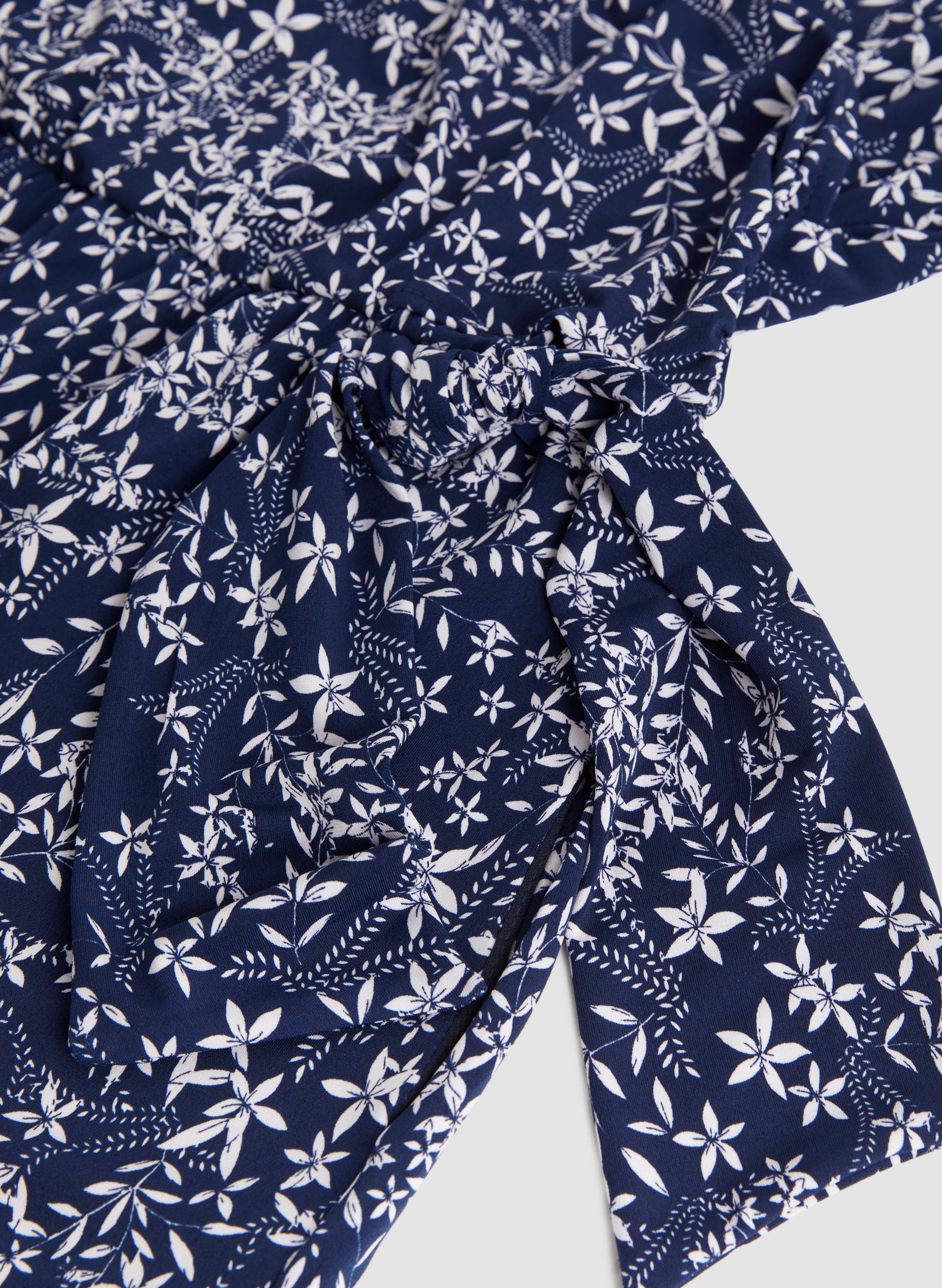 Floral Print Cropped Jumpsuit for Women - Summer Boho Romper with Pockets | Perfect for Beach Vacations, Music Festivals & Date Nights