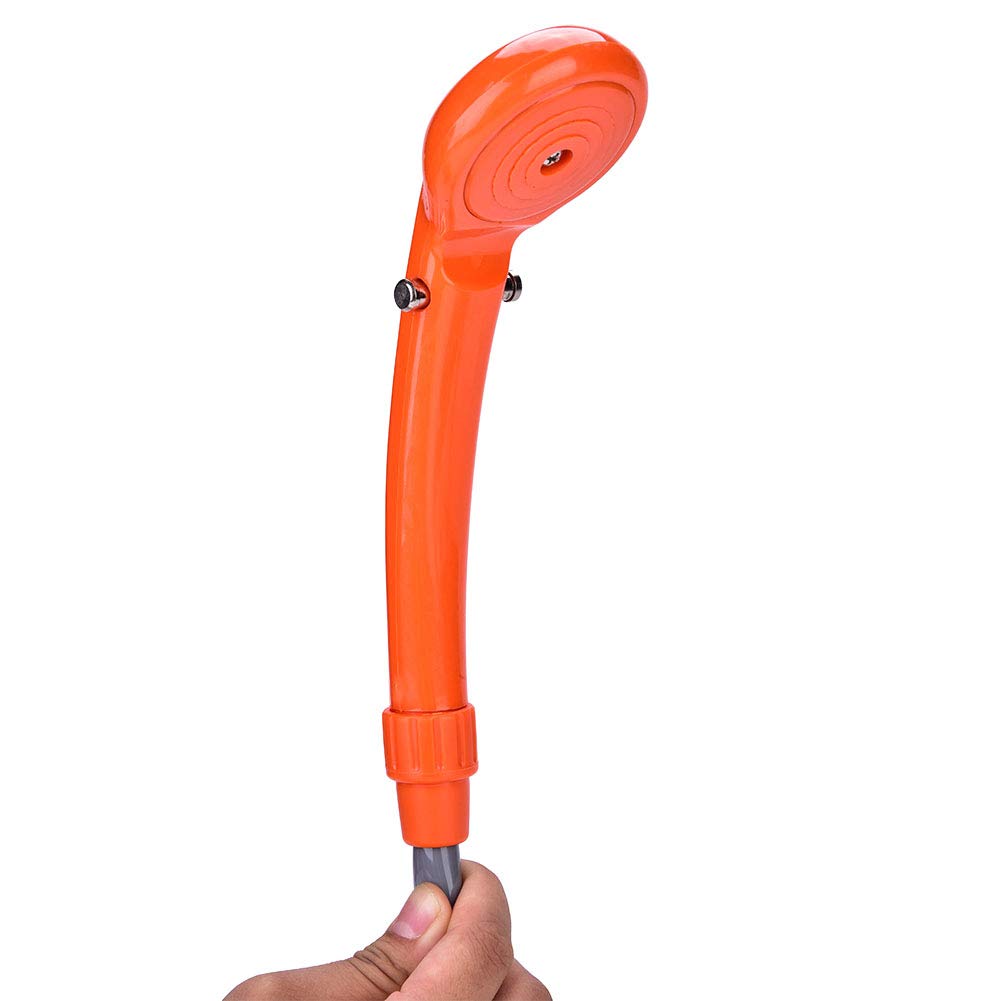 Estink 12V Portable Camping Shower - Outdoor Travel Shower Pump with Water Tube, Power Cable & Adjustable Shower Head | Perfect for RV, Beach, Hiking & Off-Grid Adventures