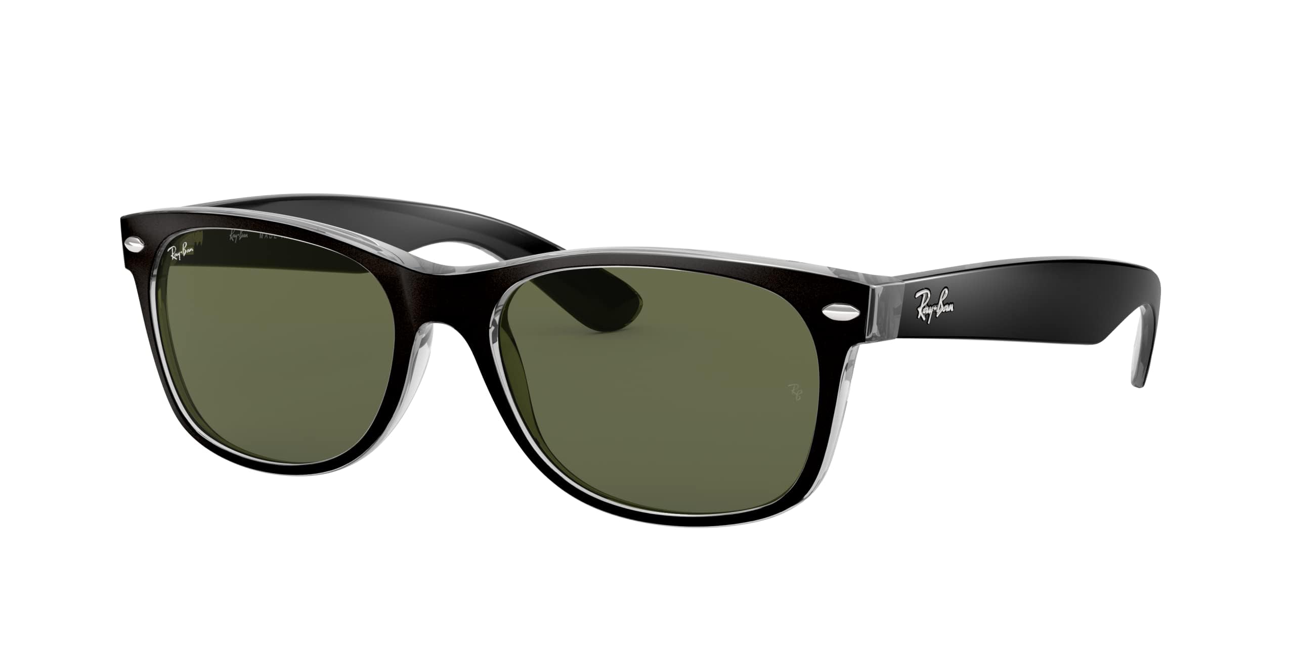 Ray-Ban RB2132 New Wayfarer Square Sunglasses - Classic Polarized UV Protection for Men & Women - Perfect for Driving, Beach & Outdoor Activities
