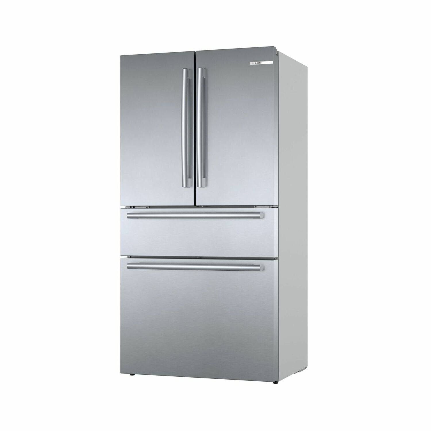 Bosch B36CL80SNS 800 Series 36-Inch French Door Refrigerator with Bottom Freezer - Stainless Steel, Easy-Clean Surface - Perfect for Modern Kitchens and Large Families
