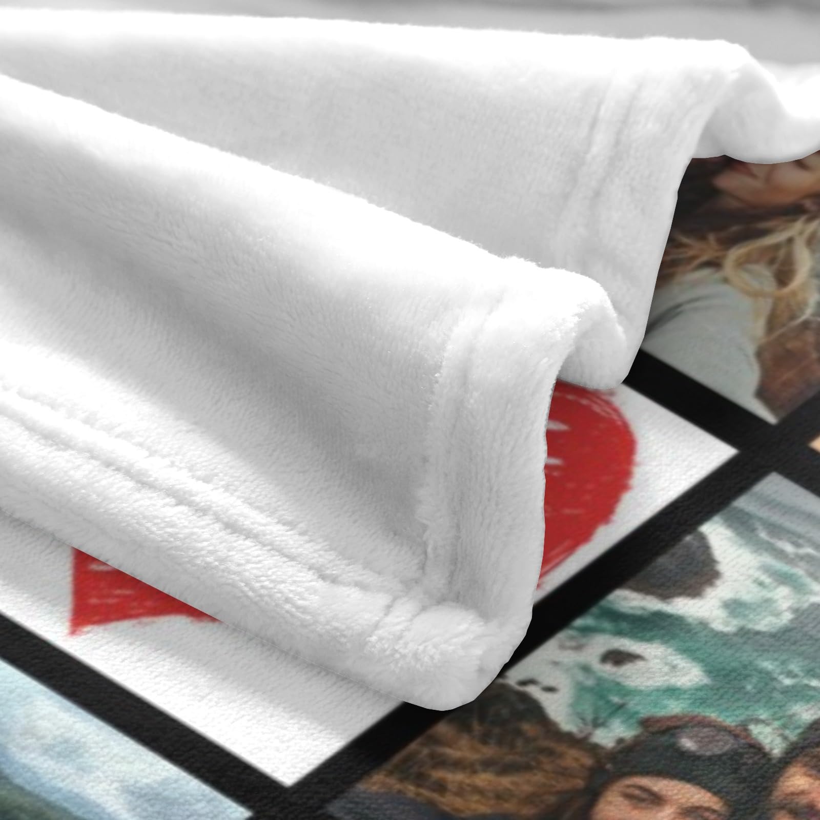Custom Photo Blanket for Couples - Personalized Picture Throw Blanket Gift for Girlfriend, Boyfriend, Wife & Husband - Perfect for Anniversaries, Valentine's Day & Romantic Home Decor