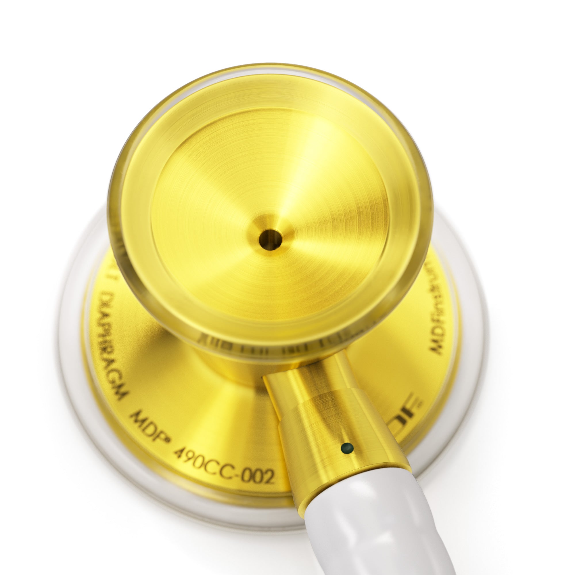 ProCardial® Titanium Cardiology Stethoscope - Premium White & Gold Finish for Medical Professionals | Ideal for Doctors, Nurses, and Healthcare Practitioners in Hospitals & Clinics