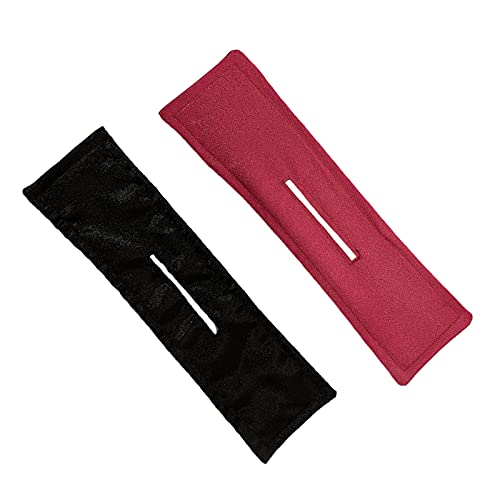 INDKOPVA Deft Bun Donut Hair Bun Maker - French Twist Hair Tool for Girls & Women (Black+Red) - Perfect for Updos, Ponytails & Stylish Hairstyles