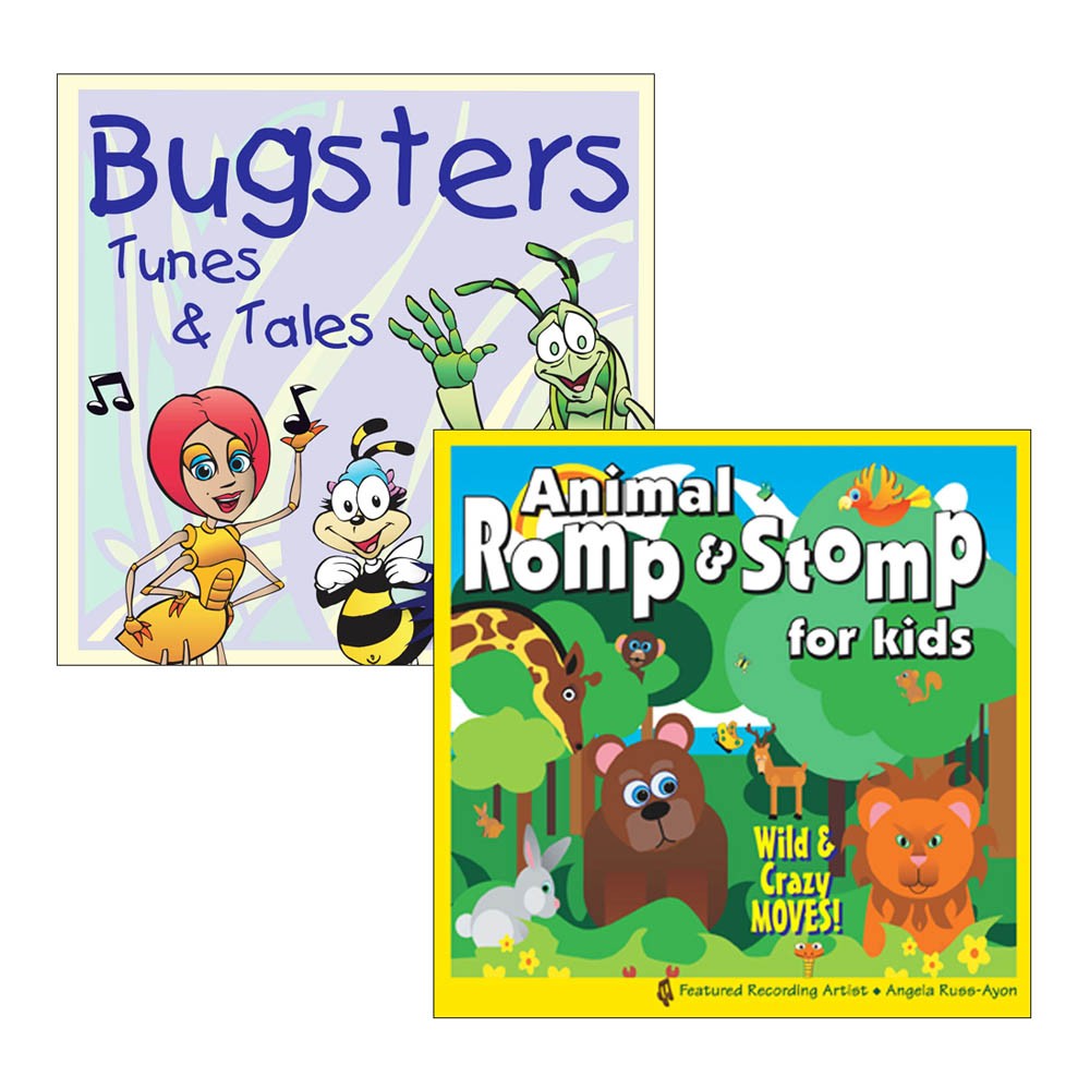 Educational Animals and Insects CD Set for Kids - Fun Learning & Nature Sounds for Classroom, Home, and Travel