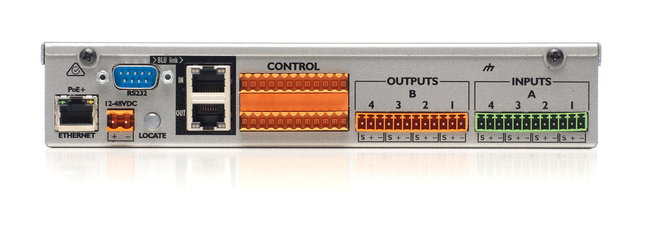 BSS Audio BSSBLU50 M BLU 50 4x4 Digital Signal Processor with BLU Link Technology - Professional Audio System for Live Sound, Recording Studios & Theater Installations