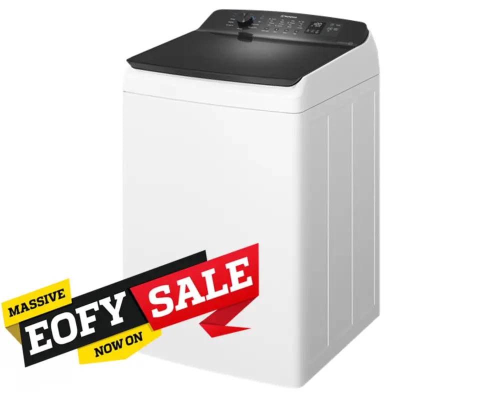 Westinghouse WWT8084J7WA 8kg Top Load Washing Machine with EasyCare Technology - Perfect for Small Apartments & Laundry Rooms
