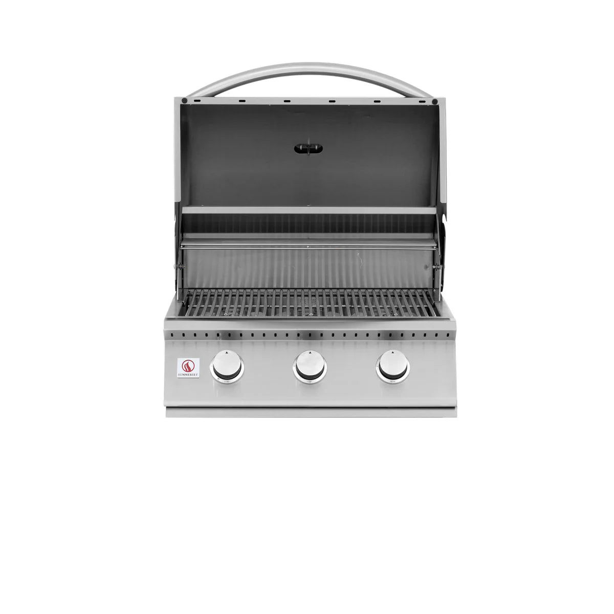 Summerset Grills Sizzler 26 Inch Built-In Gas Grill - Premium Stainless Steel Outdoor BBQ Grill for Patio, Backyard, and Poolside Cooking