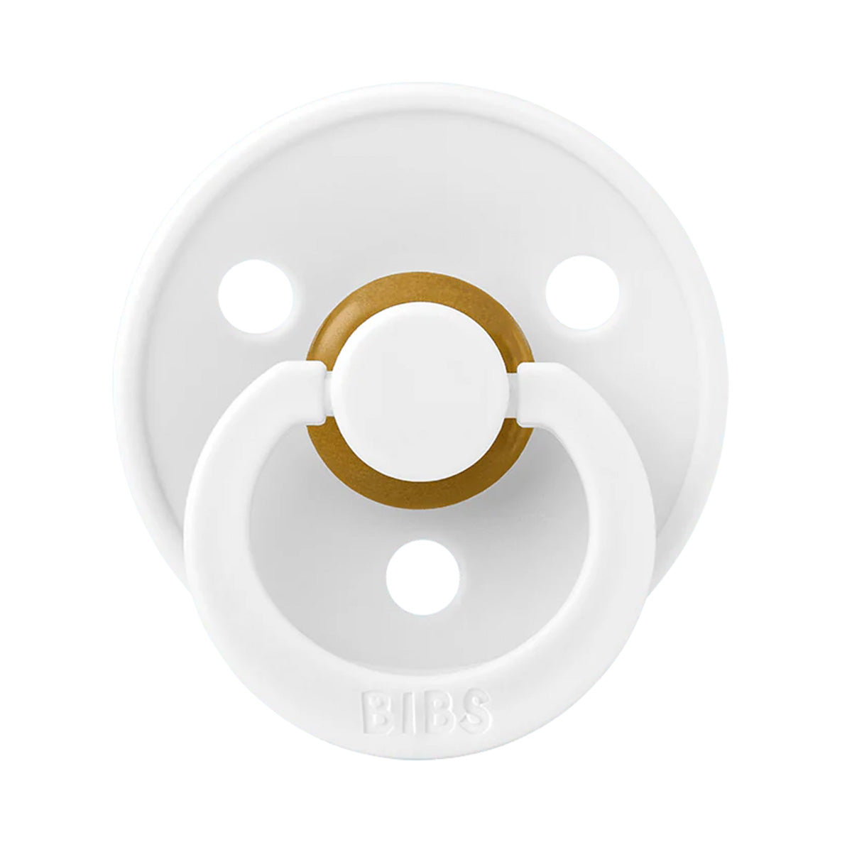 Natural Latex Rubber Pacifiers with Round Nipple - 2 Colors in 1 Pack - Soothing Baby Teething Relief for Day & Night Use