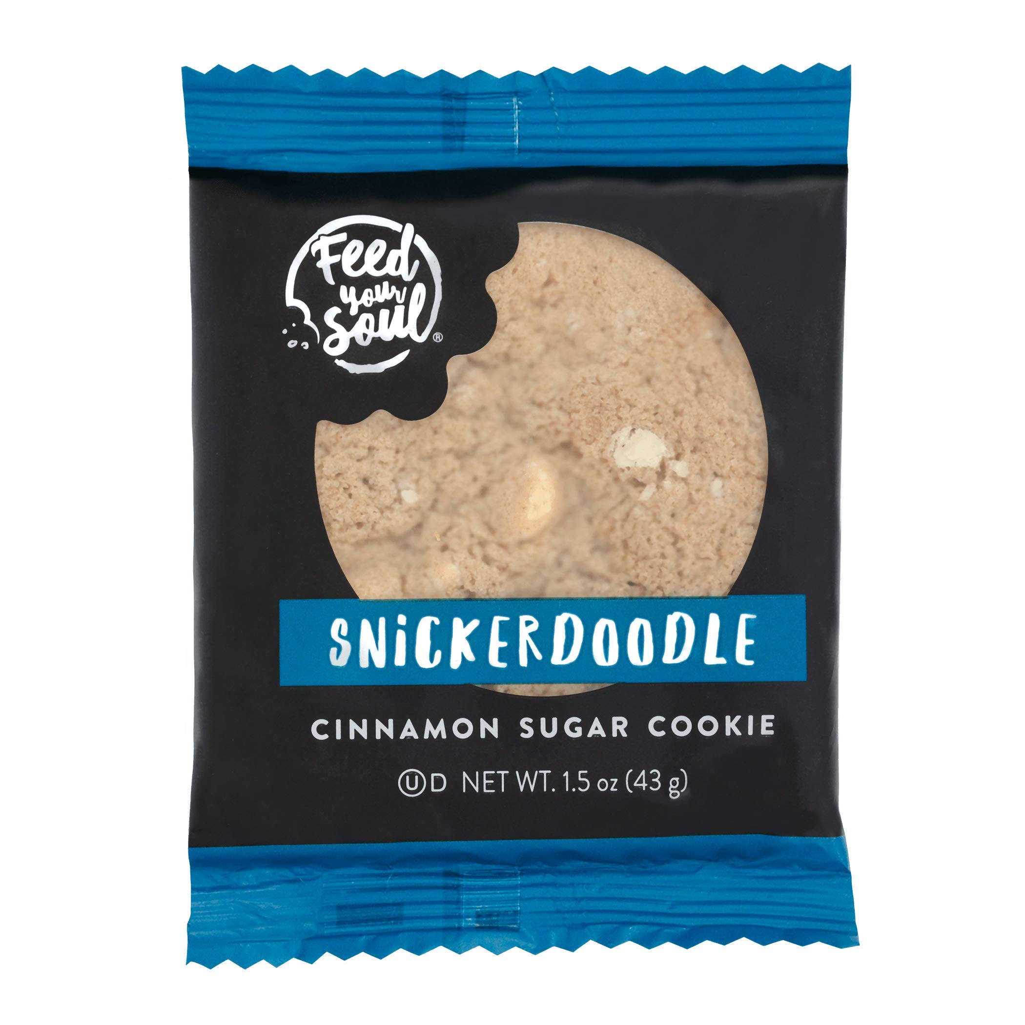 Delicious Snickerdoodle Cookies - 60 Individually Wrapped Cookies for Gifts, Parties & Office Snacks | Cinnamon Sugar Treats for Holidays, Birthdays & Care Packages