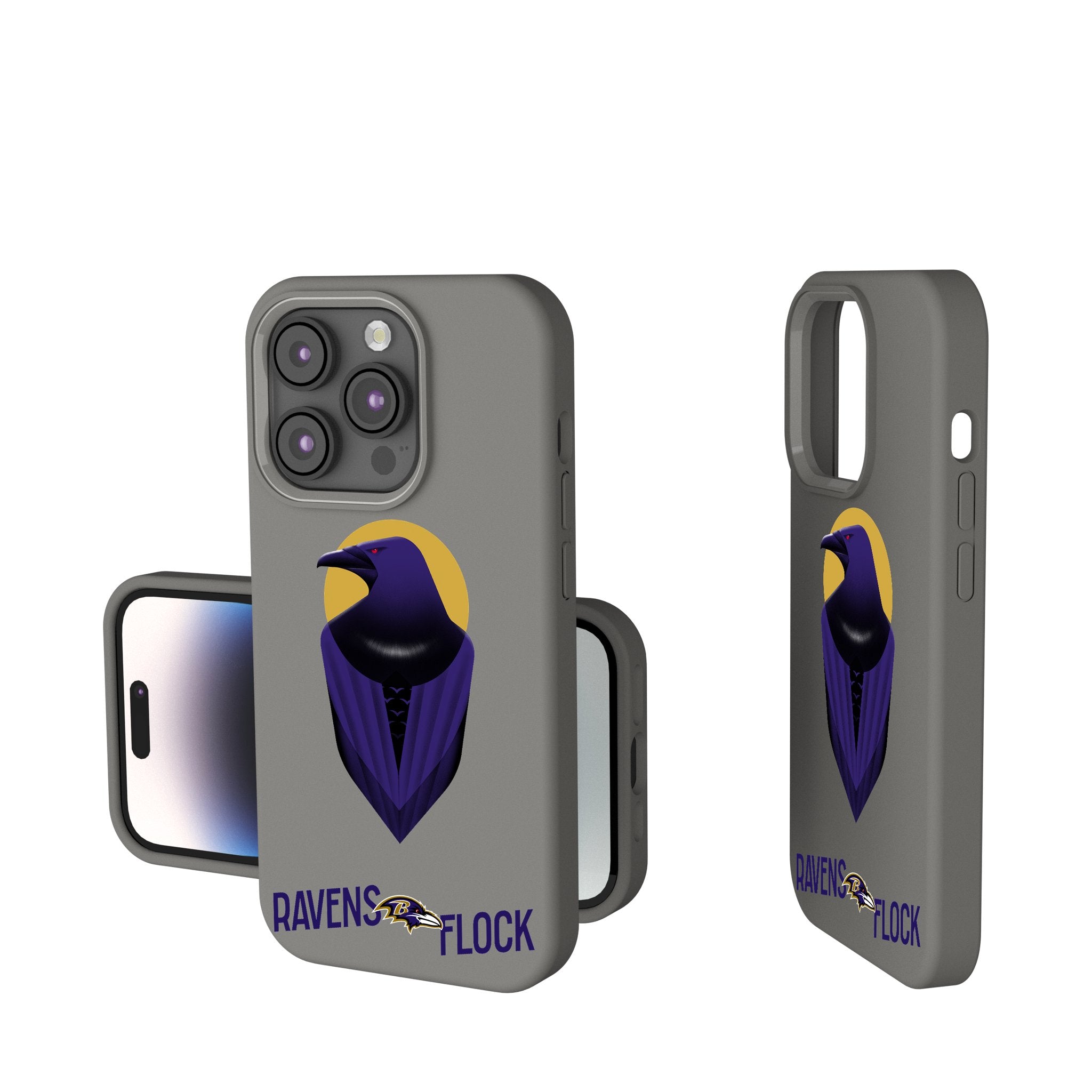 Baltimore Ravens 2024 Limited Edition Soft Touch Phone Case - Shockproof & Scratch Resistant - Compatible with iPhone & Samsung - Perfect for Game Day & Everyday Use
