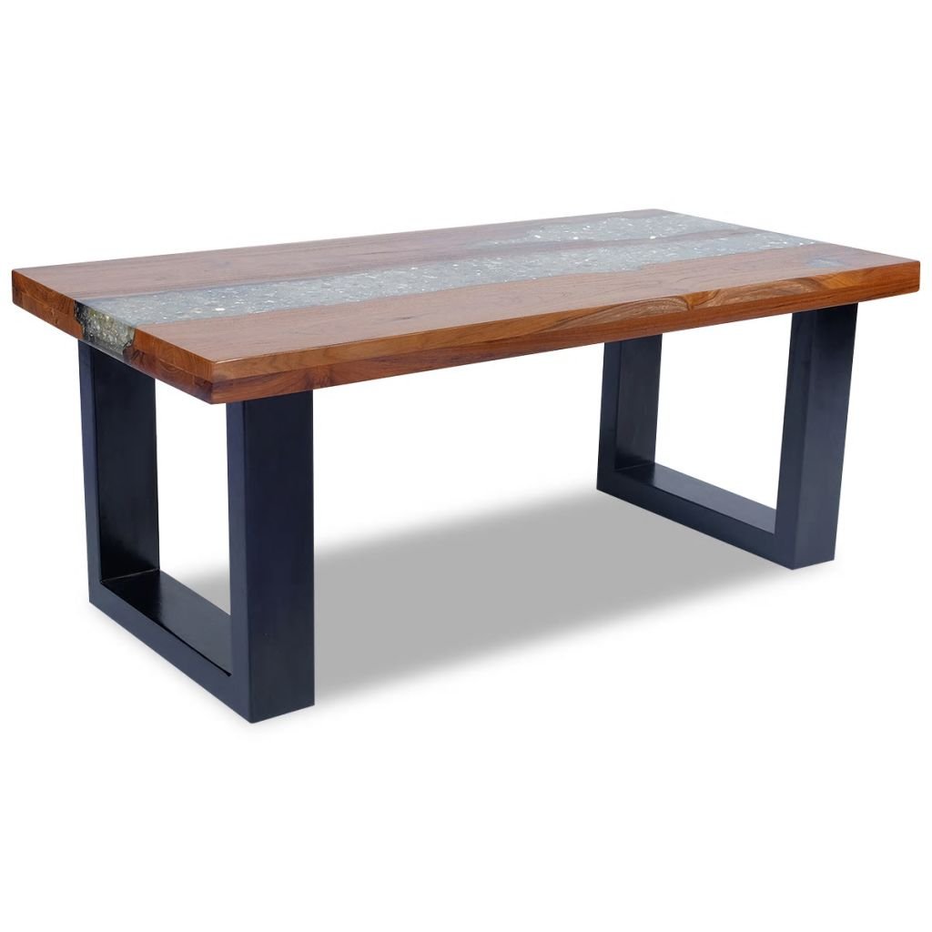 Shubiao Teak Resin Coffee Table - 39.4