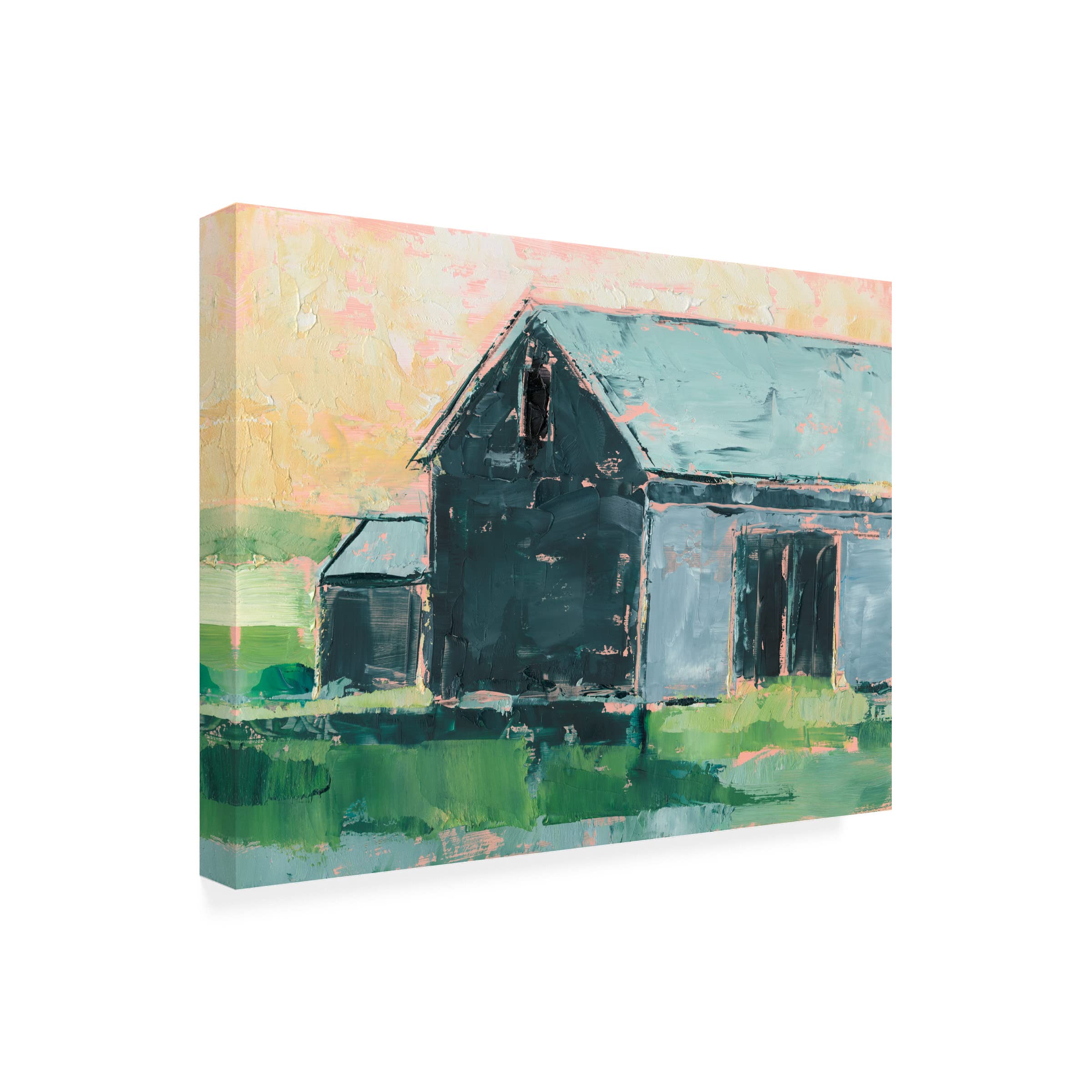 Southern Glow II Canvas Wall Art by Ethan Harper - Handmade Landscape Painting for Living Room, Bedroom & Office Decor