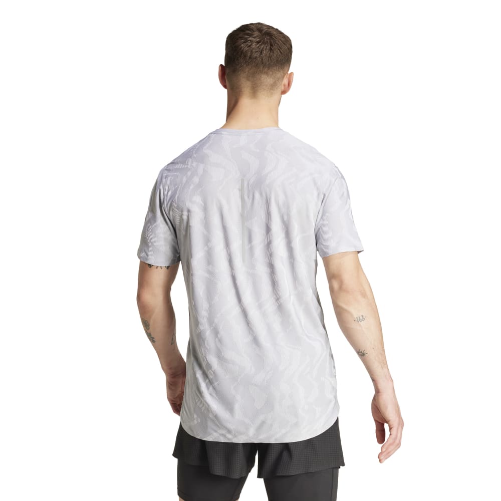 adidas Ultimate Engineered Men's Running T-Shirt - Moisture Wicking Performance Workout Top for Jogging, Gym & Athletic Training