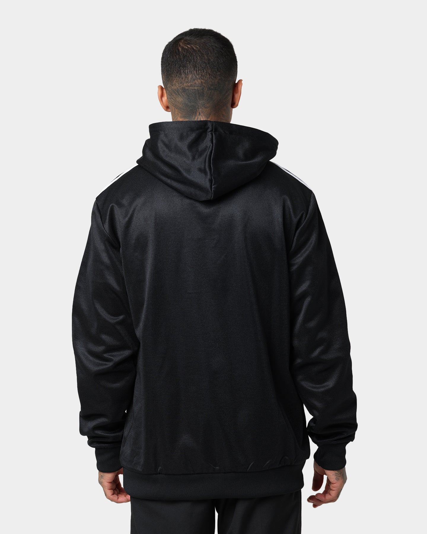 Adidas Classics HS Trefoil Hoodie Black - Men's Casual Pullover Sweatshirt for Streetwear & Gym