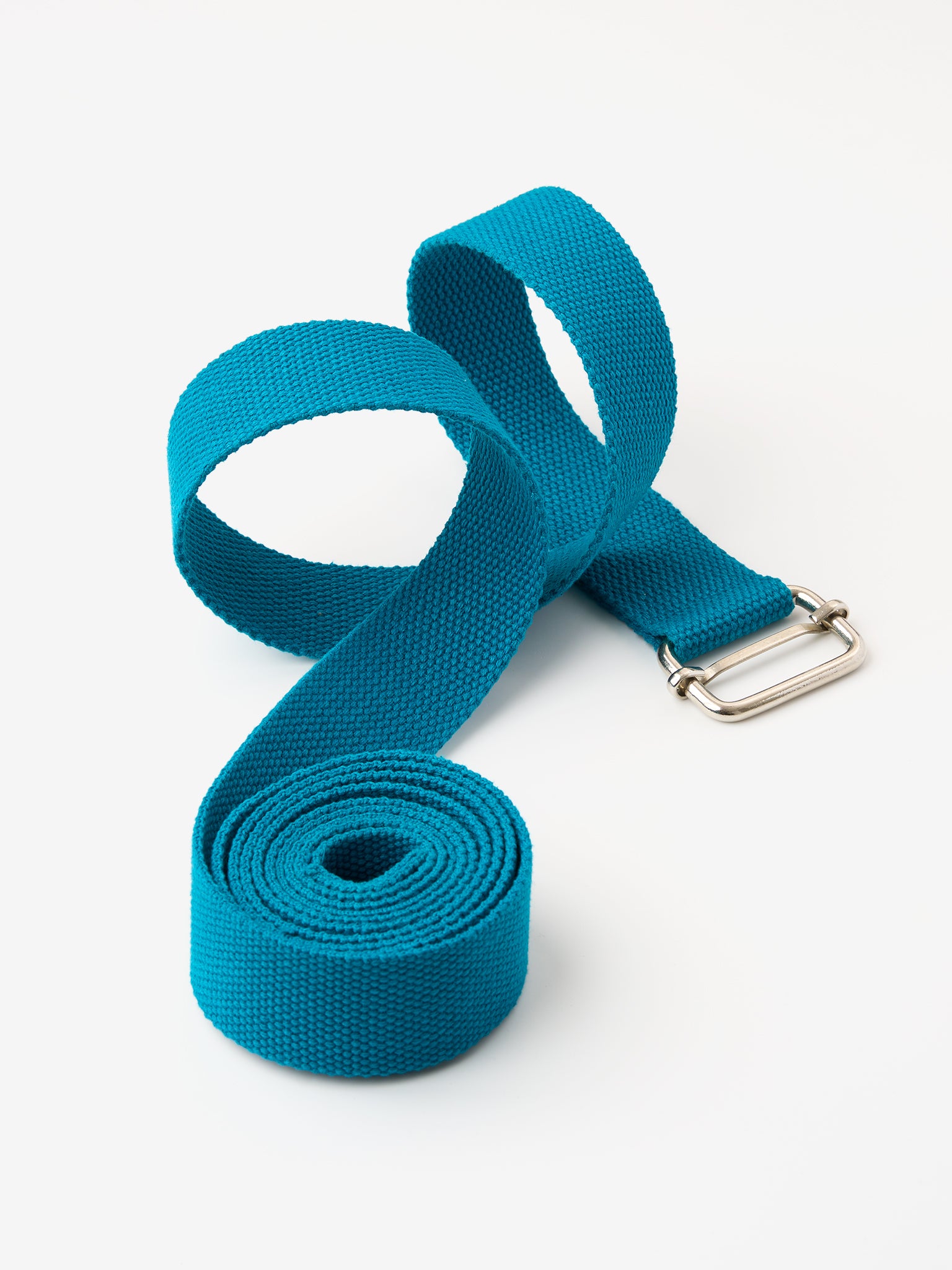 Organic Cotton Wide Yoga Belt for Stretching & Flexibility - Premium Yoga Strap for Poses, Pilates & Physical Therapy - Ideal for Home, Studio & Travel Use