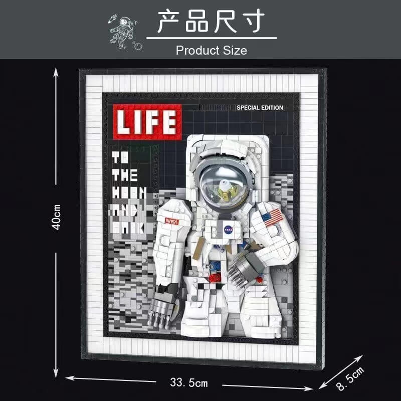 MORKMODEL 031005 To The Moon And Back 2188pcs Space Exploration Building Blocks Set - Perfect for STEM Education, Space Enthusiasts & Collectors