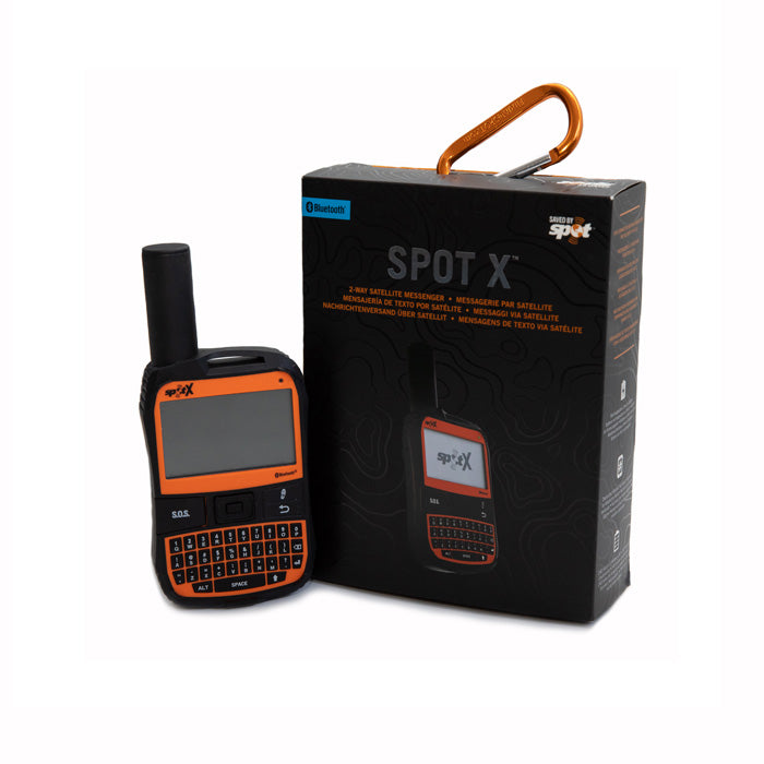 SPOT X Satellite GPS Messenger with Bluetooth - Emergency SOS, Two-Way Texting & Tracking for Hiking, Camping, and Outdoor Adventures