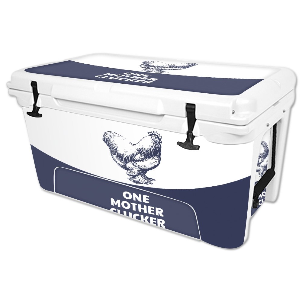 MightySkins Vinyl Decal Wrap Cover for RTIC 65 qt Cooler (2016) - One Mother Clucker Design | Protective, Durable, Custom Skin | Easy to Apply & Remove | Made in USA | Perfect for Camping, Tailgating, and Outdoor Adventures