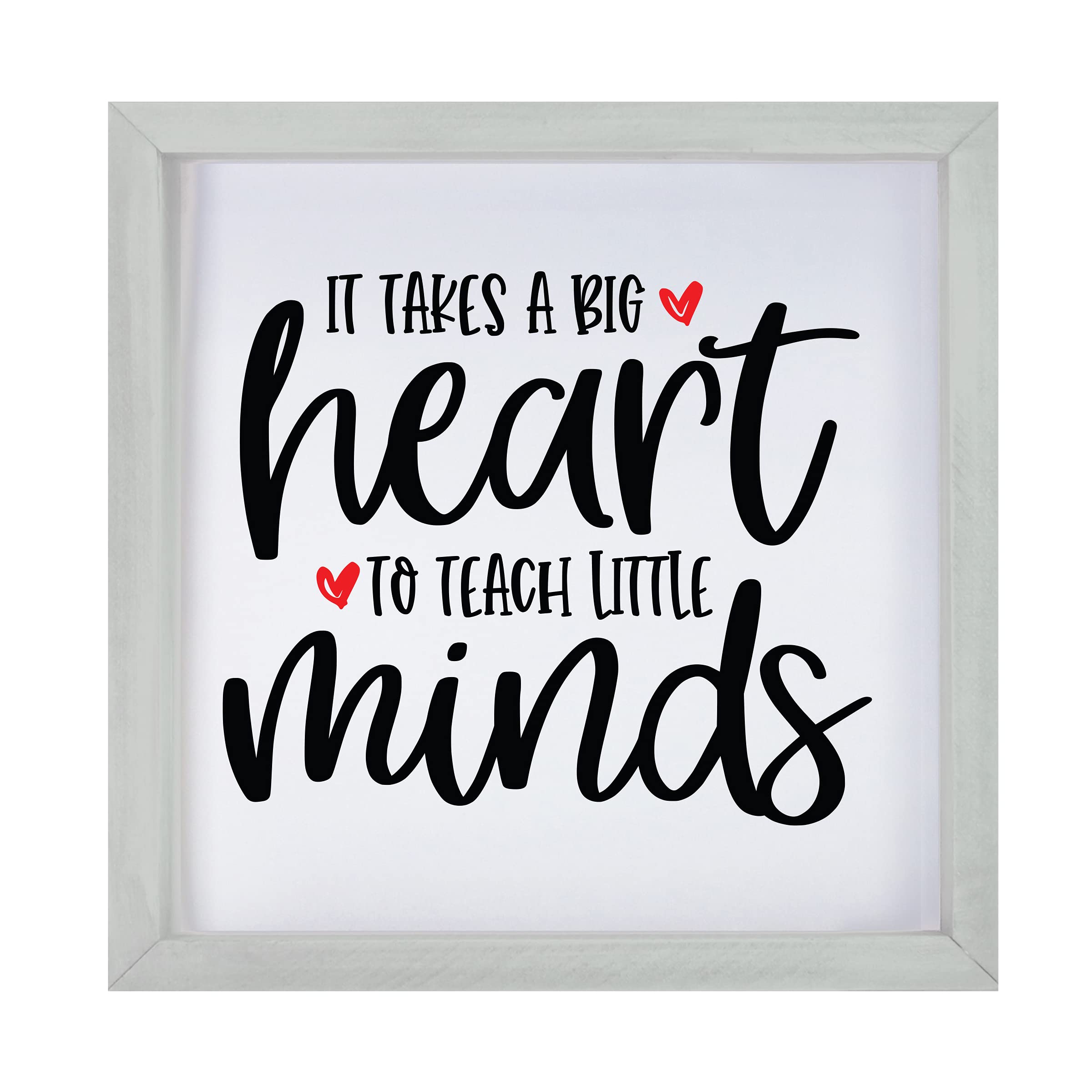 LifeSong Milestones Custom 7x7 Inch Framed Wooden Wall Art - Inspirational & Funny Modern Quotes Shadow Box Hanging Decor - Perfect for Home Office, Nursery, or Gift (Gray)