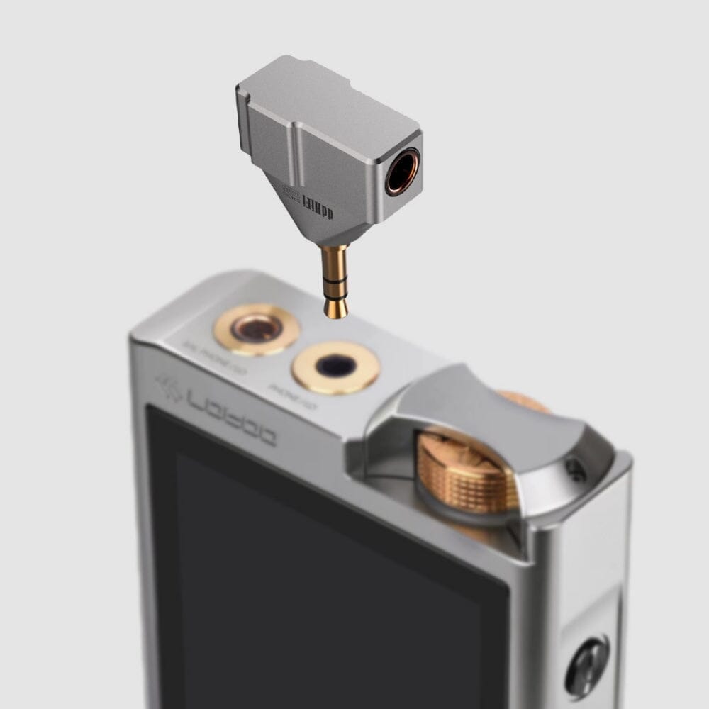 DD ddHiFi DJ44C Pro 4.4mm Female to 3.5mm Male Headphone Adapter Converter - Perfect for Audiophiles, HiFi Systems, and Portable Music Players