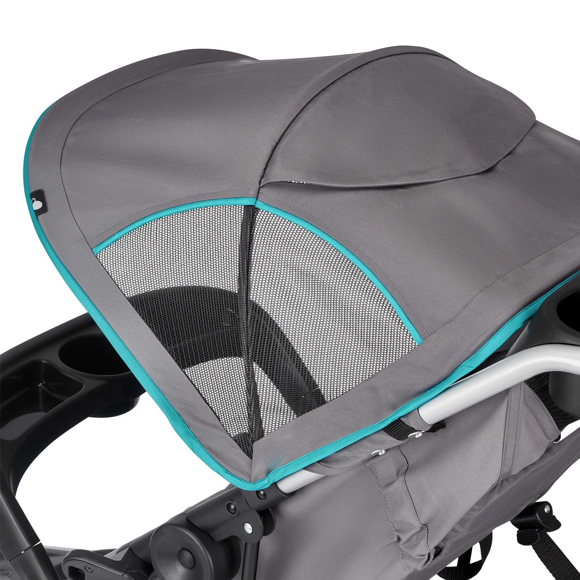 Evenflo Victory Plus Jogging Stroller Travel System - Lightweight All-Terrain Baby Stroller with Car Seat | Perfect for Running, Hiking & Everyday Use