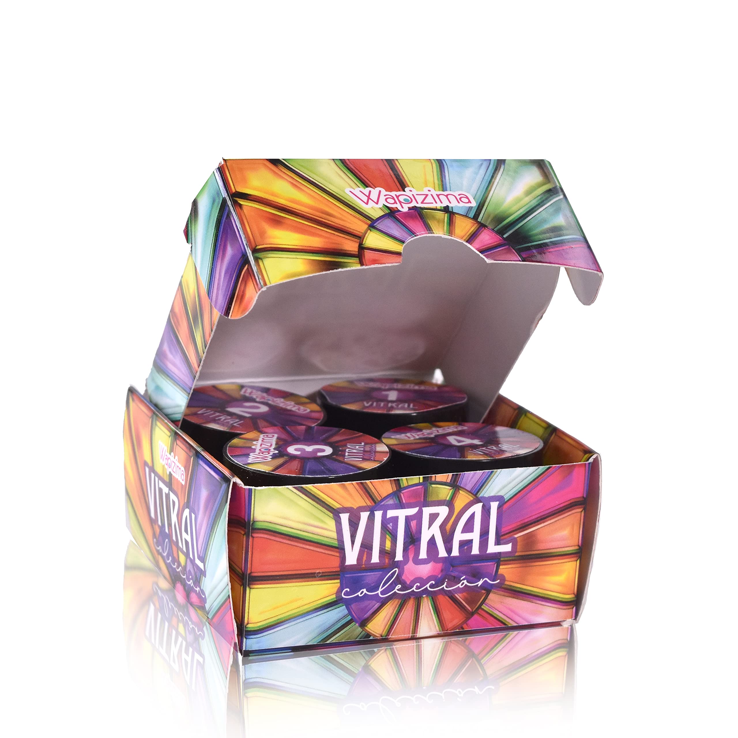 VITRAL Acrylic Nail Powder Set of 4 - Fantasy Nail Art Kit for Professional & DIY Manicures - Perfect for Gel Extensions, Ombre Nails & Special Occasion Designs