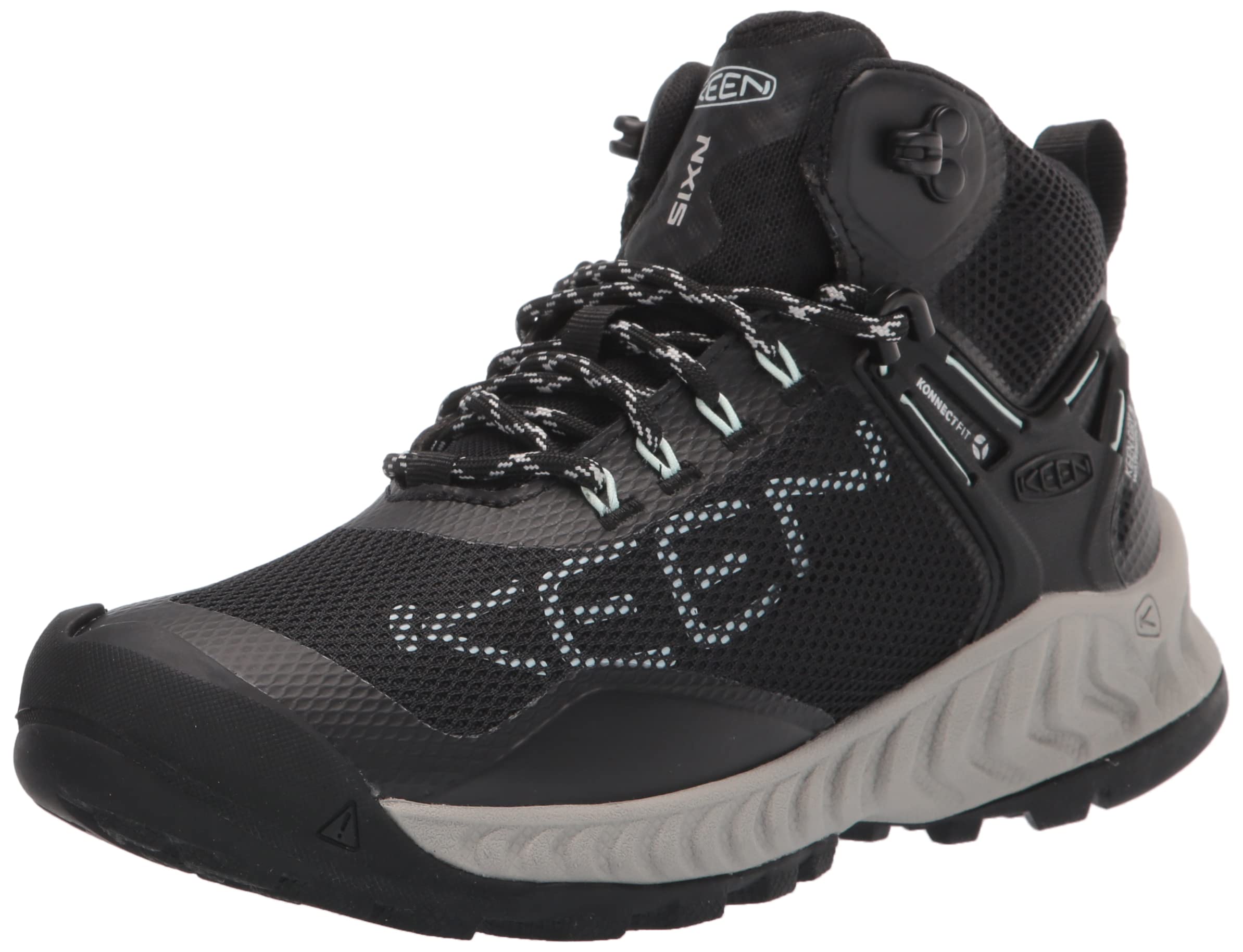 KEEN Women's Nxis Evo Mid Height Waterproof Hiking Boots - Lightweight & Comfortable for Outdoor Adventures, Fast Packing & Trail Running