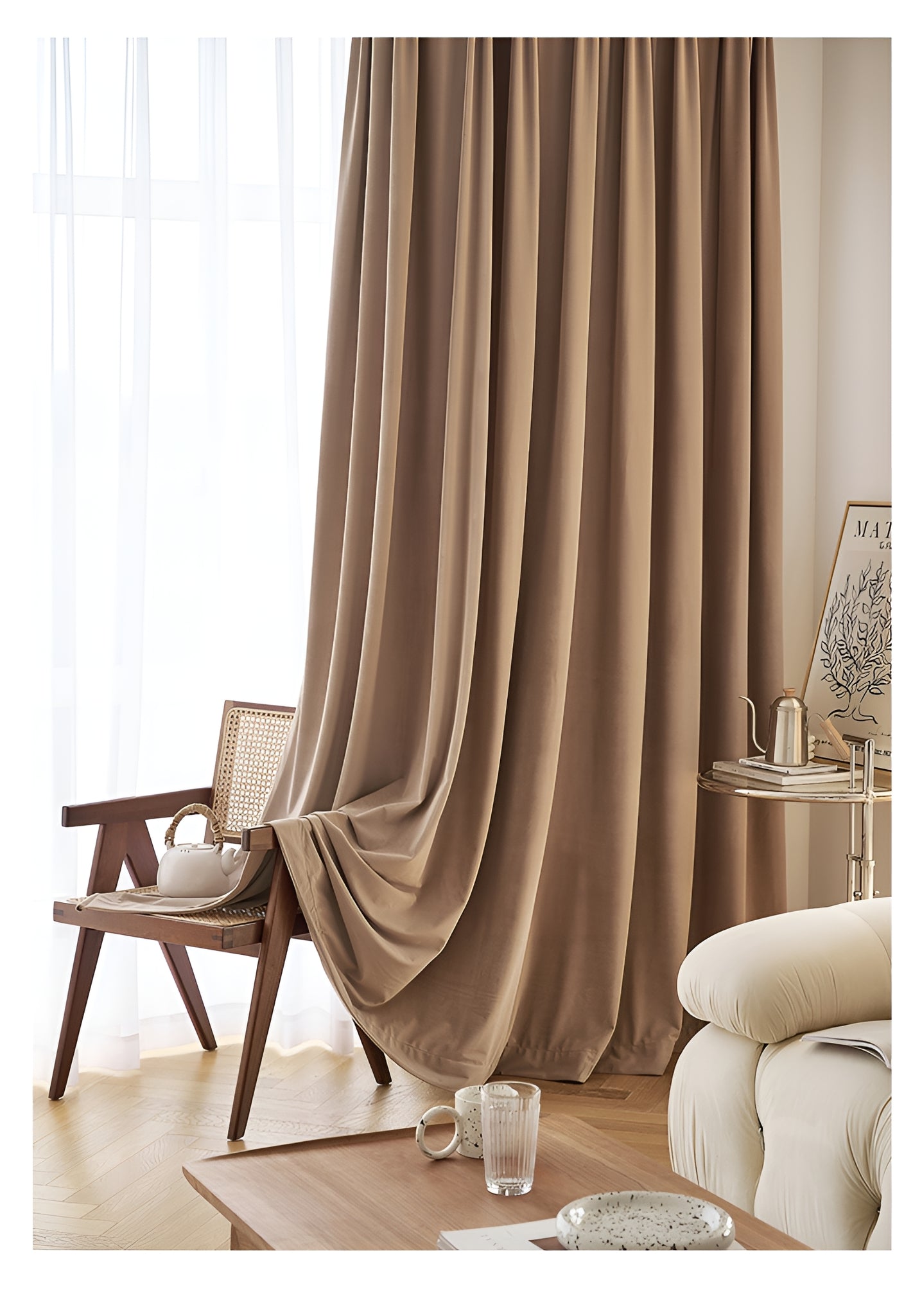 Veronica Solid Blackout Curtains for Bedroom - Custom Room Darkening Window Treatment for Better Sleep & Light Control - Perfect for Nursery, Home Theater & Shift Workers