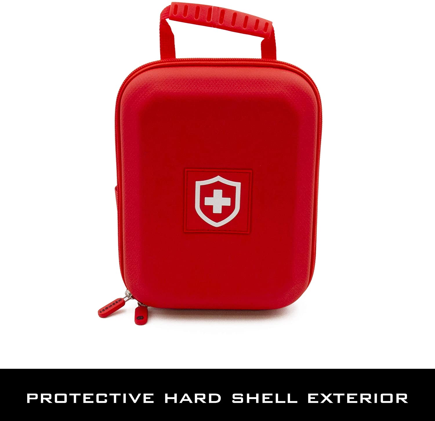 CASEMATIX Hard Shell Insulin Cooler Travel Case - Insulated Diabetes Medical Bag with Ice Pack, ID Card Holder & Shoulder Strap - Perfect for Travel, Daily Use and Emergency Diabetic Care