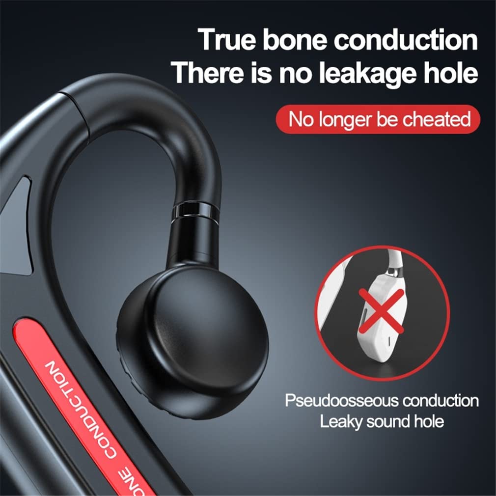 YODZ Bone Conduction Headphones - Wireless Bluetooth 5.1 Sports Headset with Mic, HiFi Stereo Sound, IPX5 Waterproof & Sweatproof for Running, Cycling, Gym Workouts - Green | Perfect for Outdoor Activities & Fitness Enthusiasts